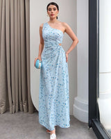Positano One-Shoulder Dress