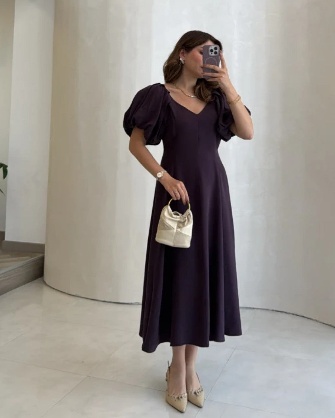 Puff Sleeve Dress