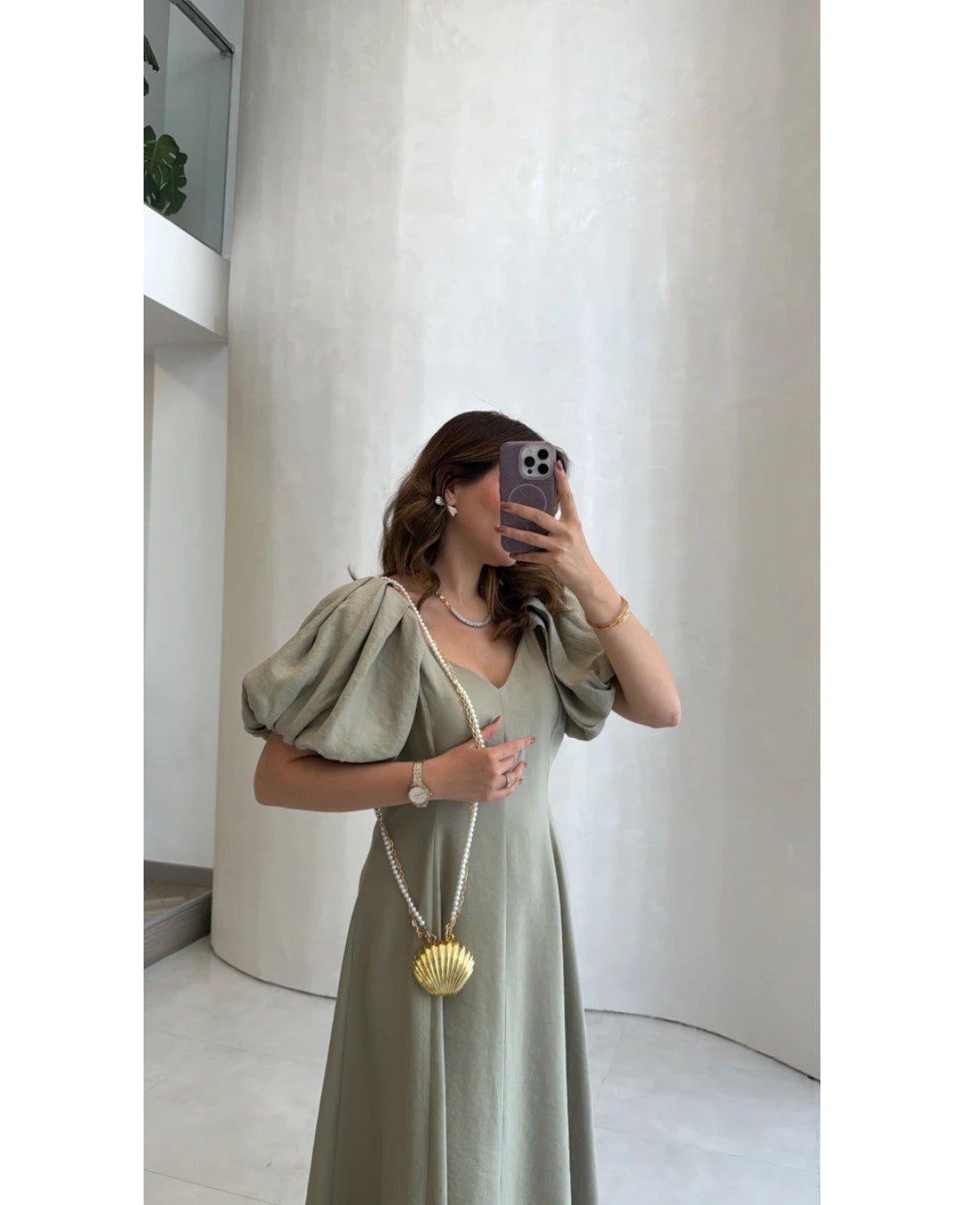 Puff Sleeve Dress