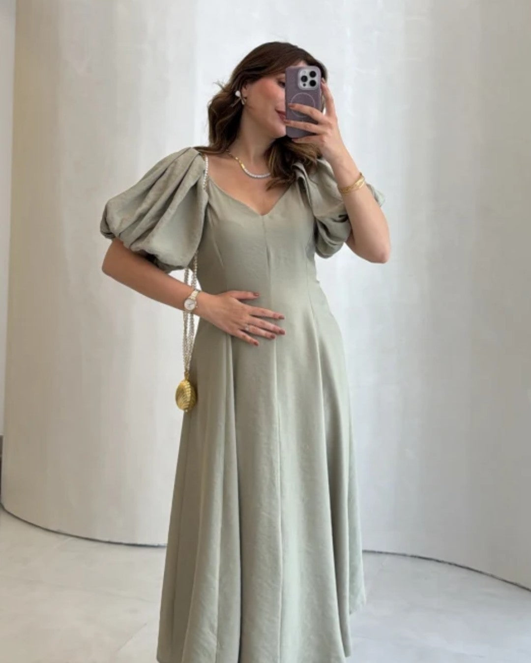 Puff Sleeve Dress