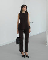 Refined Peplum Suit Set