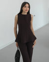 Refined Peplum Suit Set