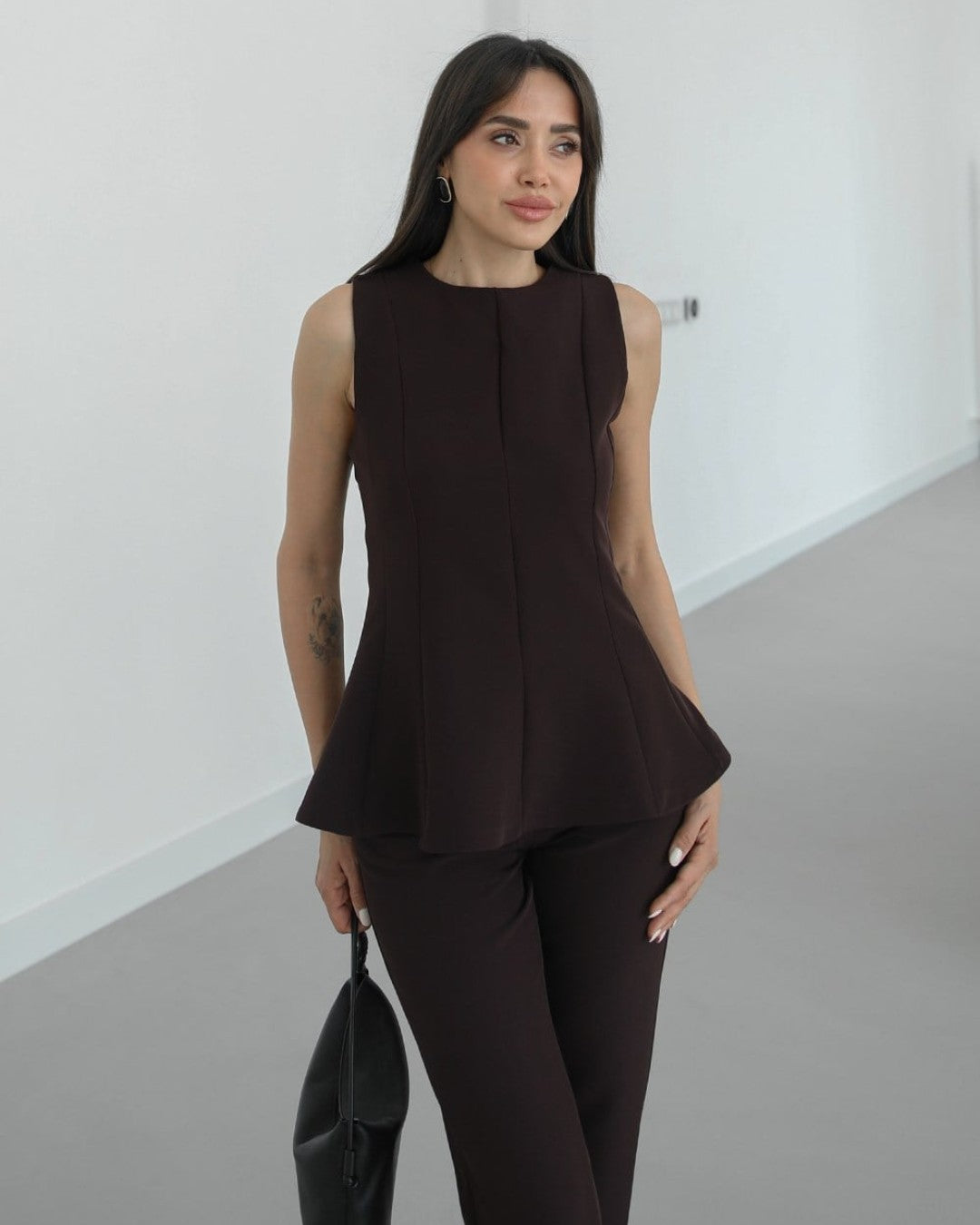 Refined Peplum Suit Set