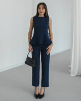 Refined Peplum Suit Set
