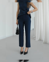 Refined Peplum Suit Set
