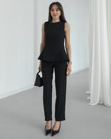 Refined Peplum Suit Set