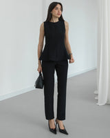 Refined Peplum Suit Set