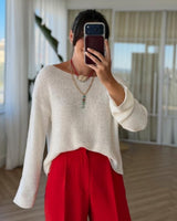 Relaxed Knit Top