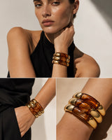 Resin & Metal Bracelet