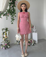Retro Picnic Mini Dress
