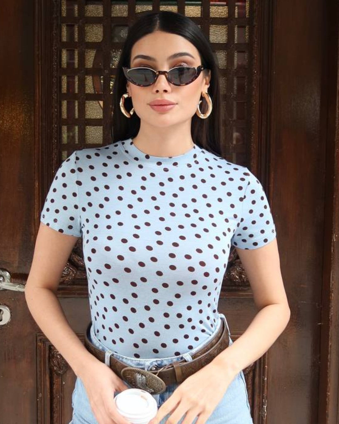 Retro Polka Tee