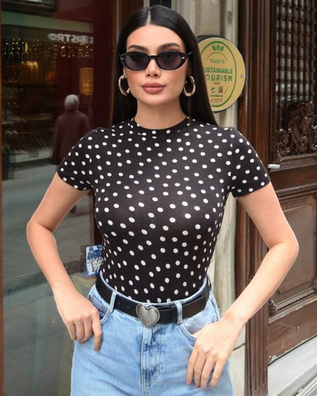 Retro Polka Tee