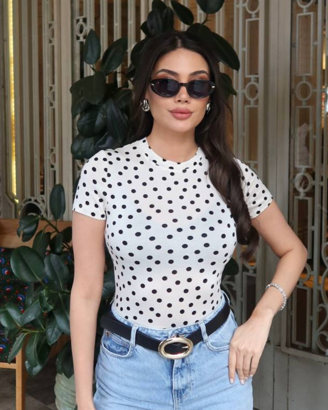 Retro Polka Tee