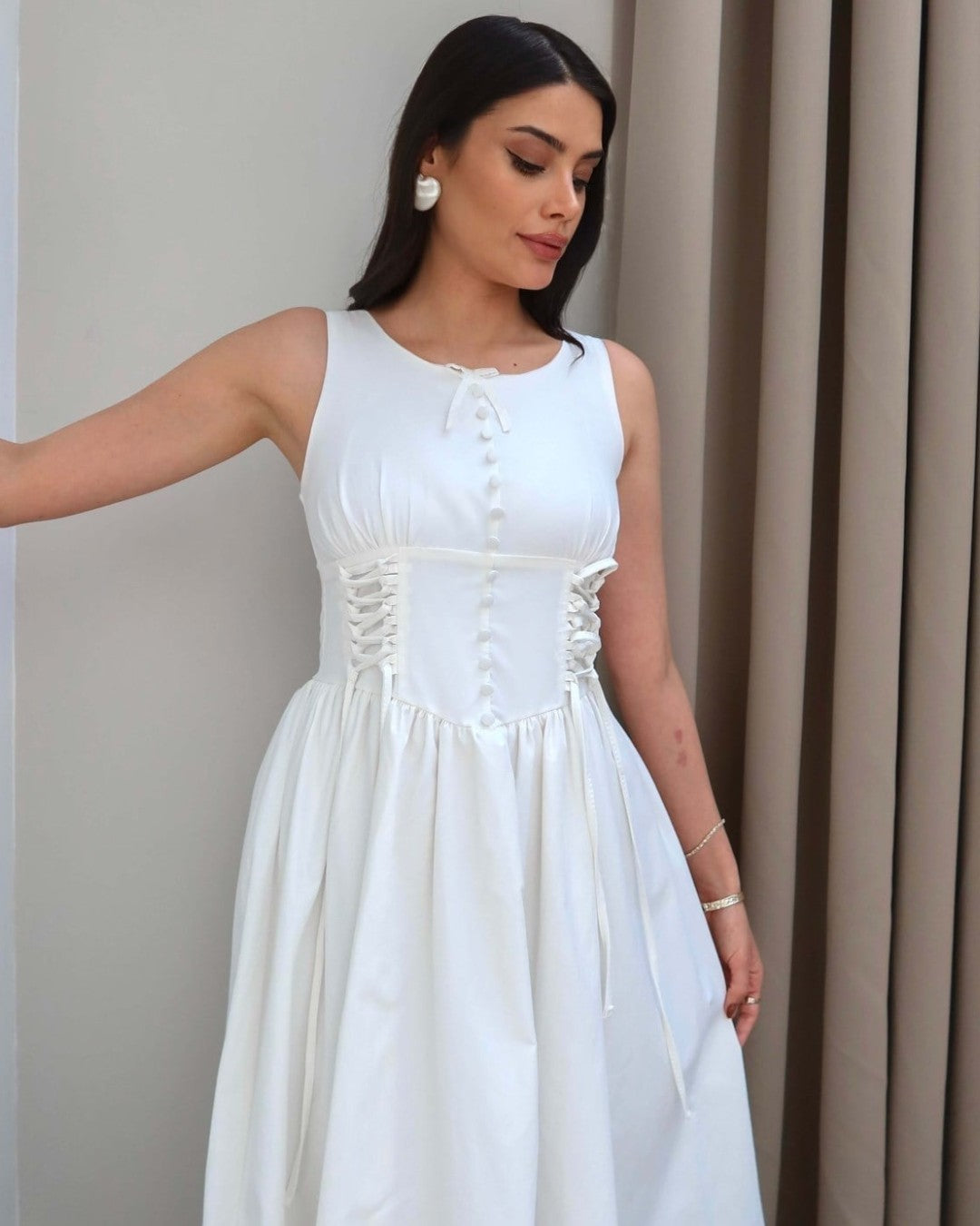 Ribbon Corset Dress