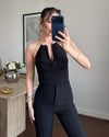 Ring Detail Halter Neck Top
