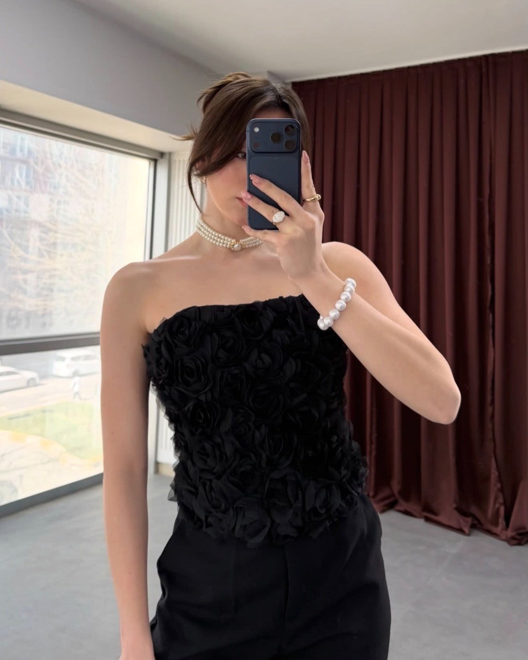 Rose Detail Top