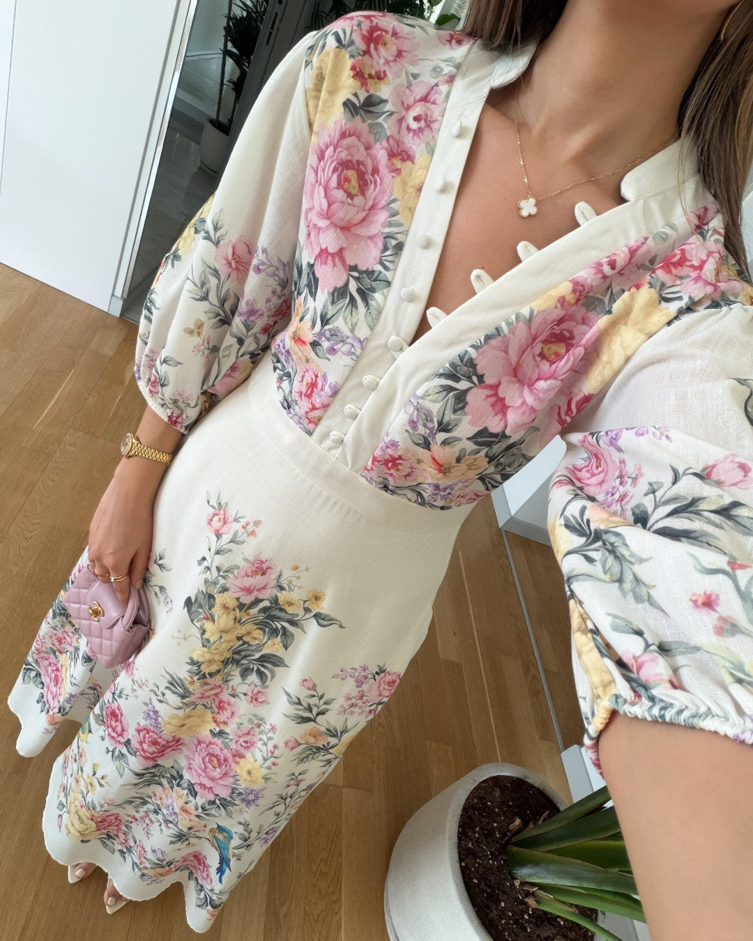 Rosé Reverie Dress