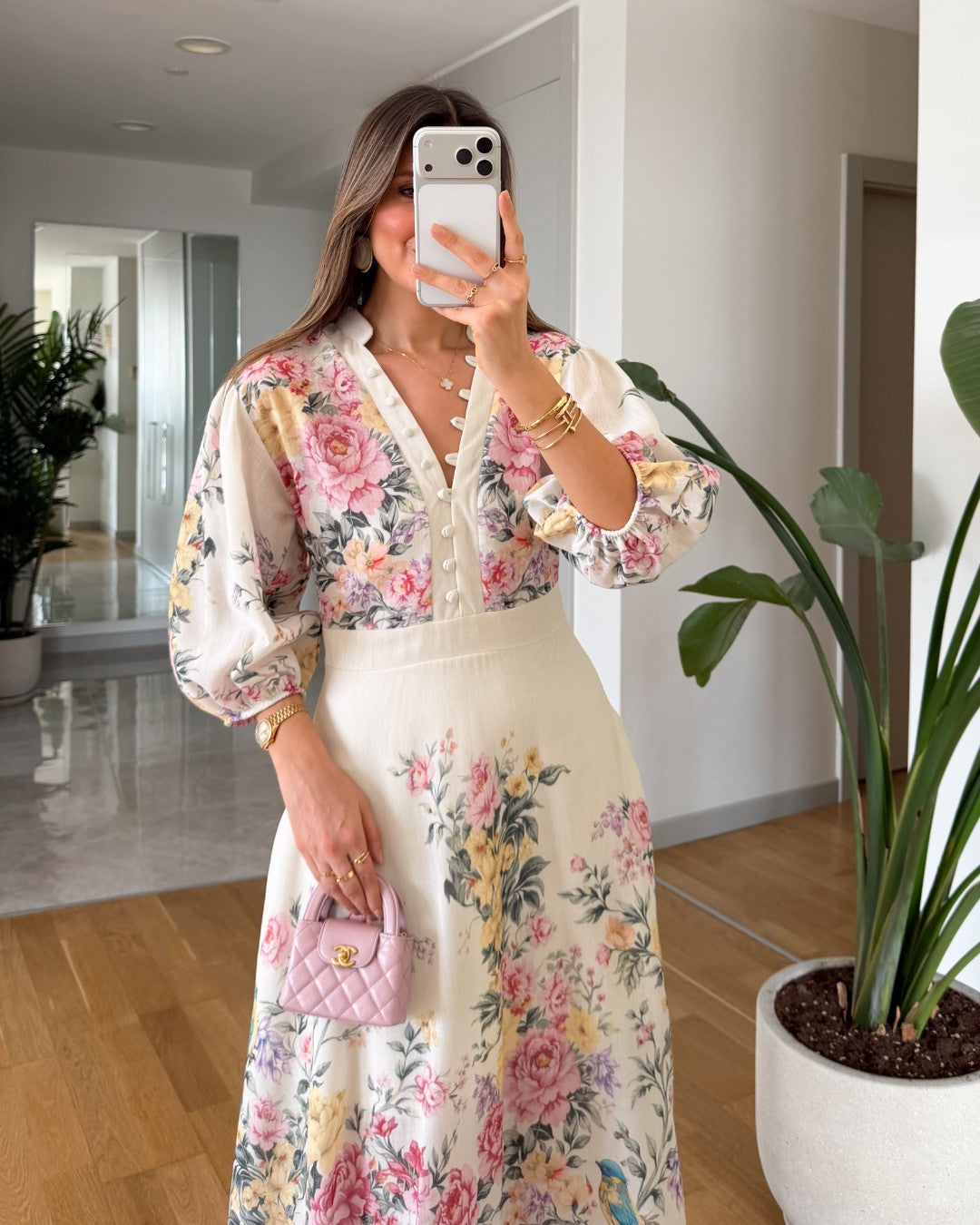 Rosé Reverie Dress