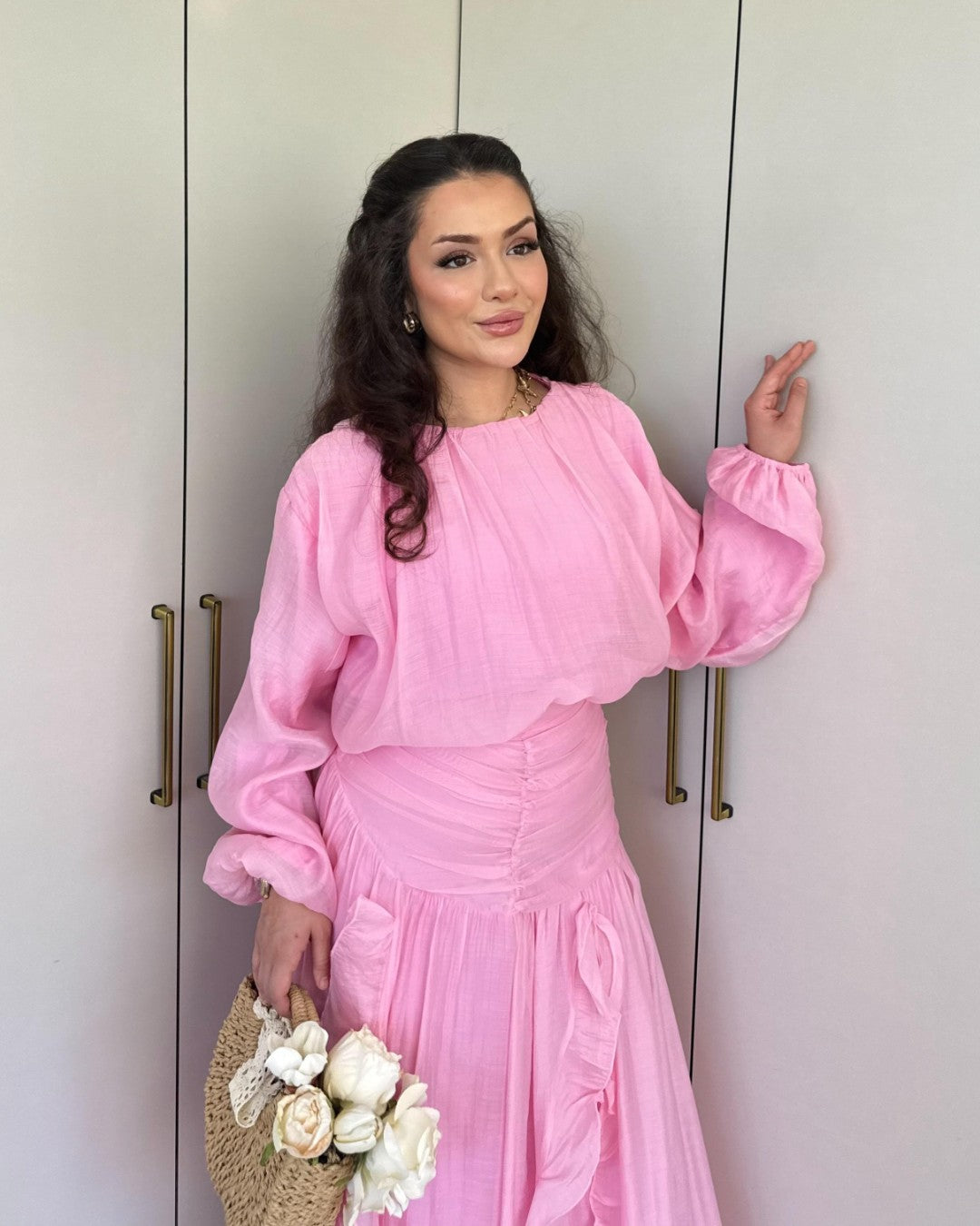 Roselle Ruffle Skirt Set