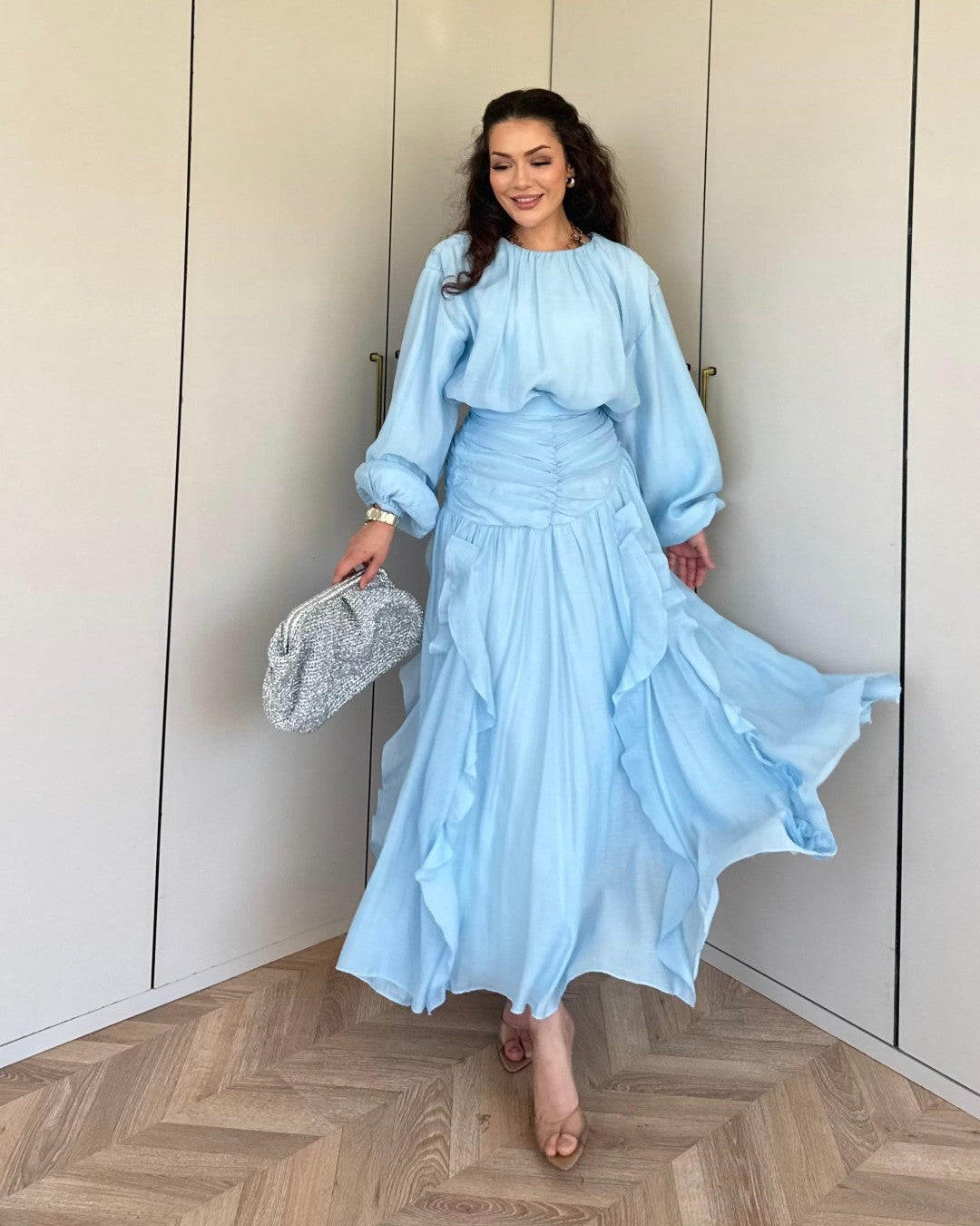 Roselle Ruffle Skirt Set
