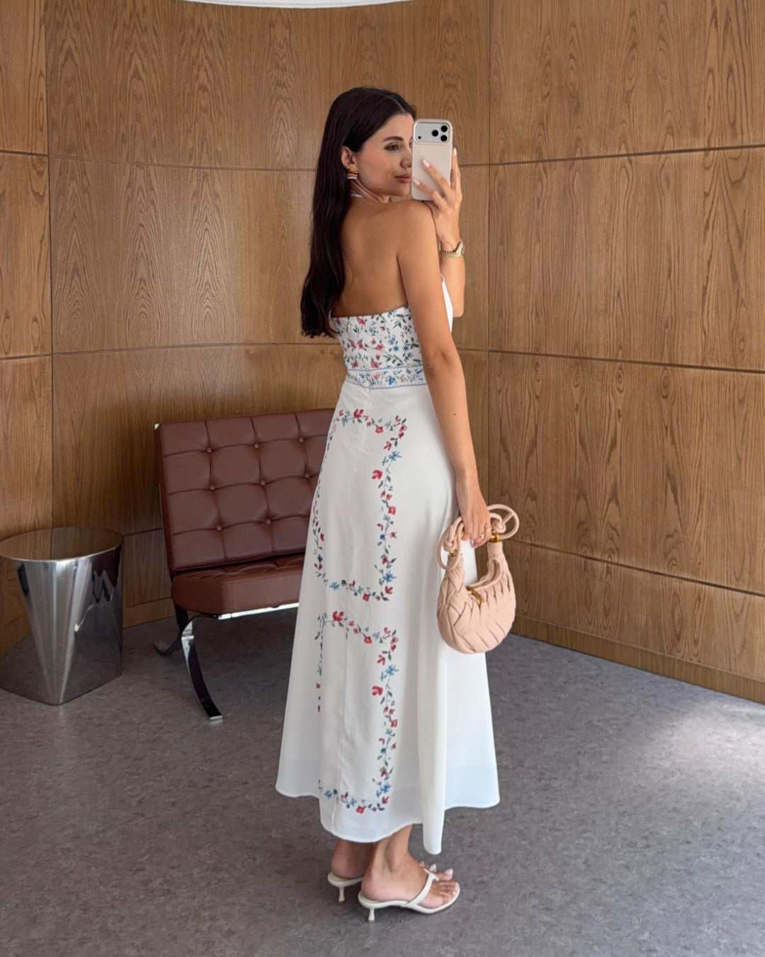 Roselune Floral Midi Dress