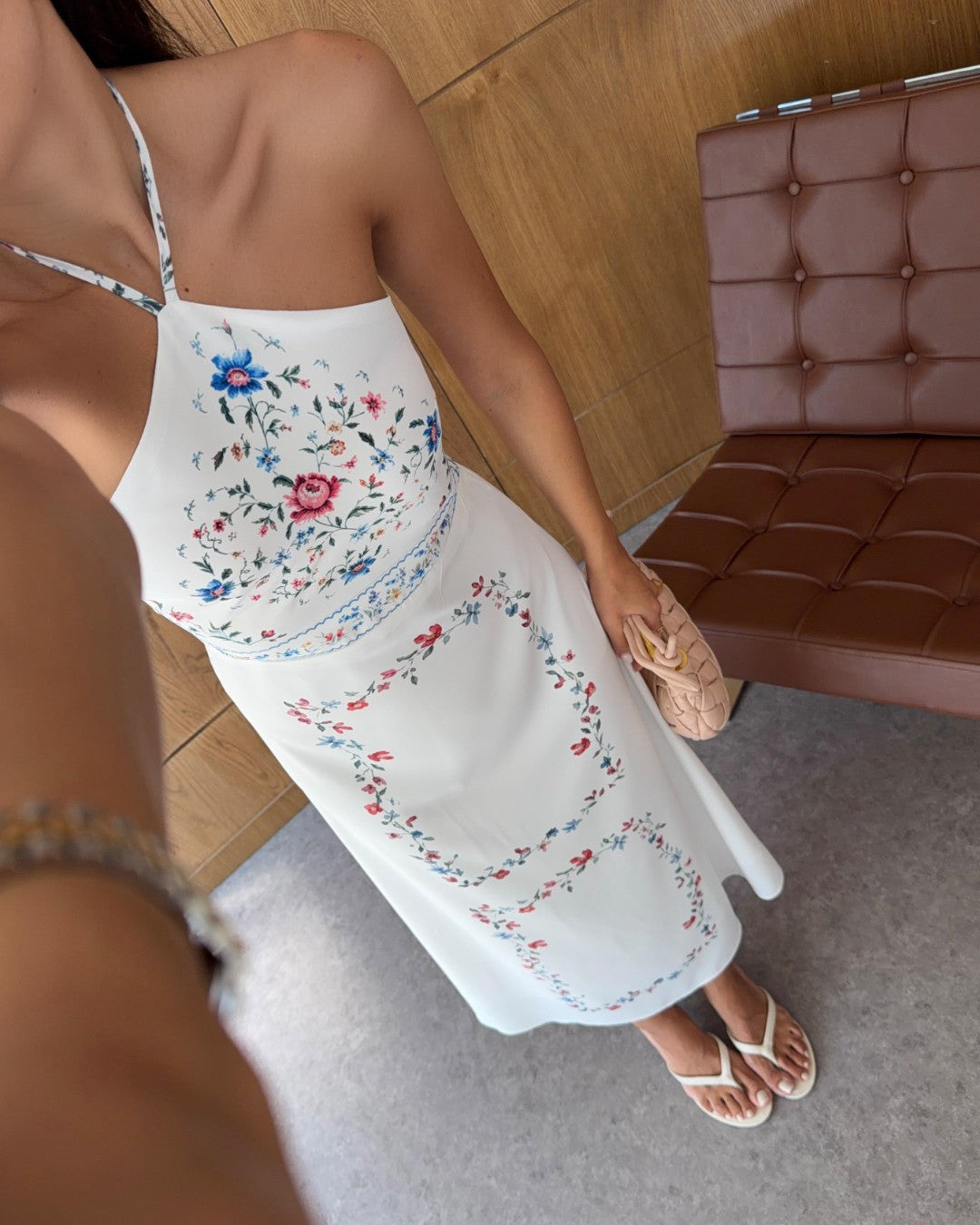 Roselune Floral Midi Dress