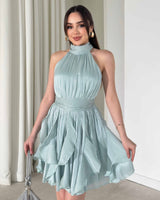 Ruffle Flow Mini Dress