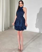 Ruffle Flow Mini Dress