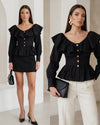 Ruffle Muse Top