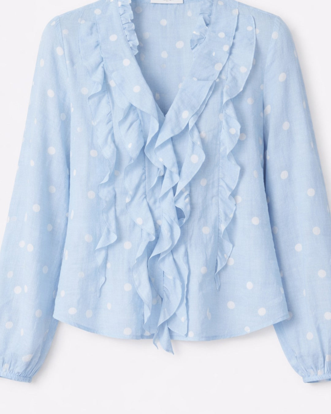 Ruffle Polka Blouse