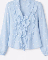 Ruffle Polka Blouse