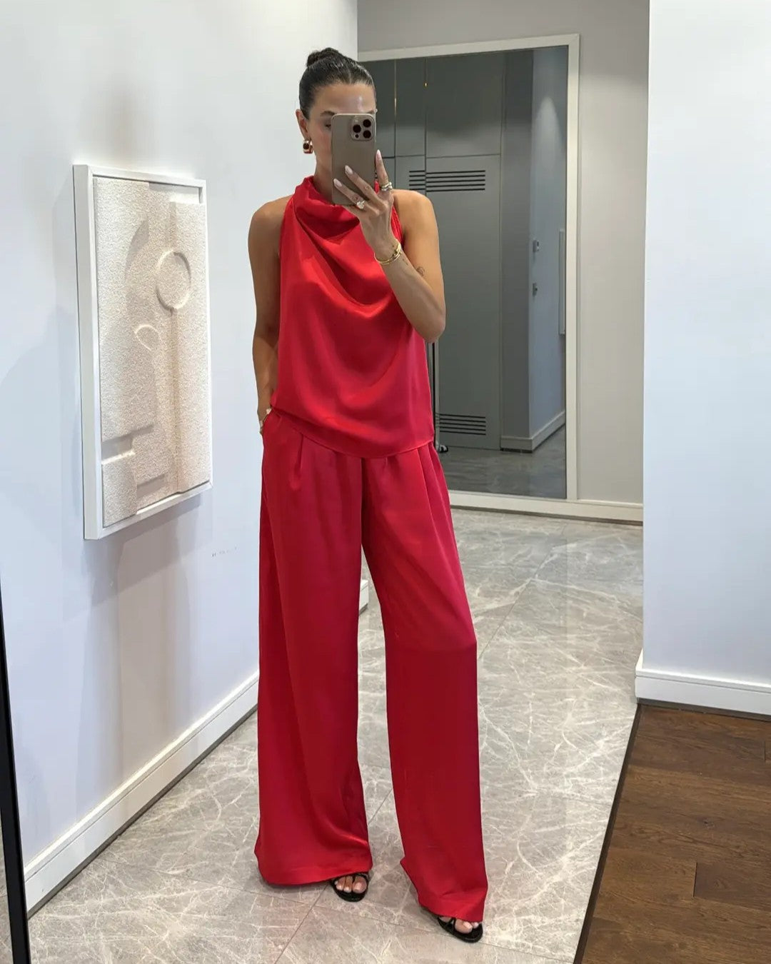Satin Drape Set