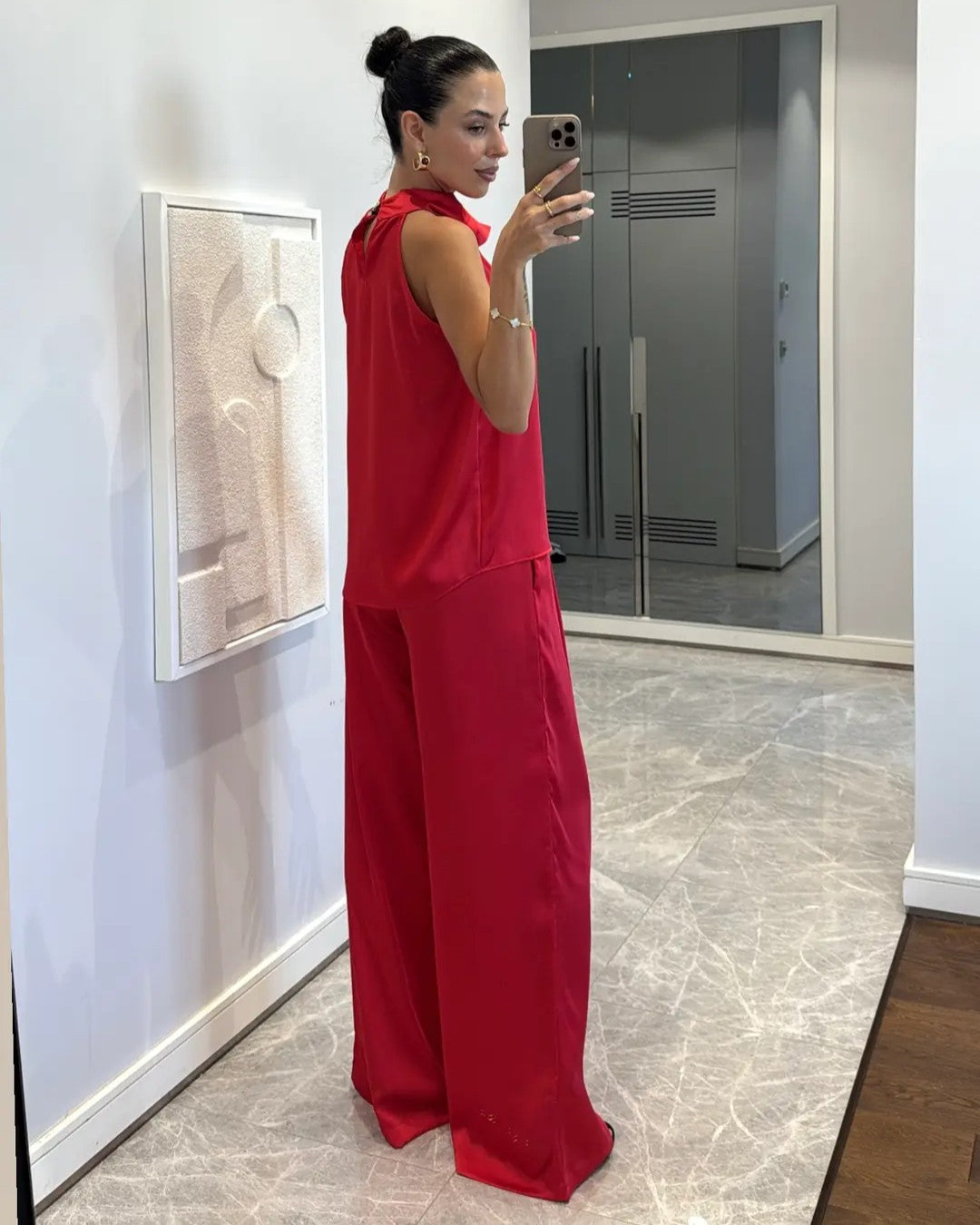 Satin Drape Set
