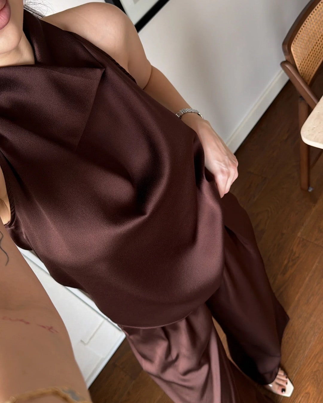 Satin Drape Set
