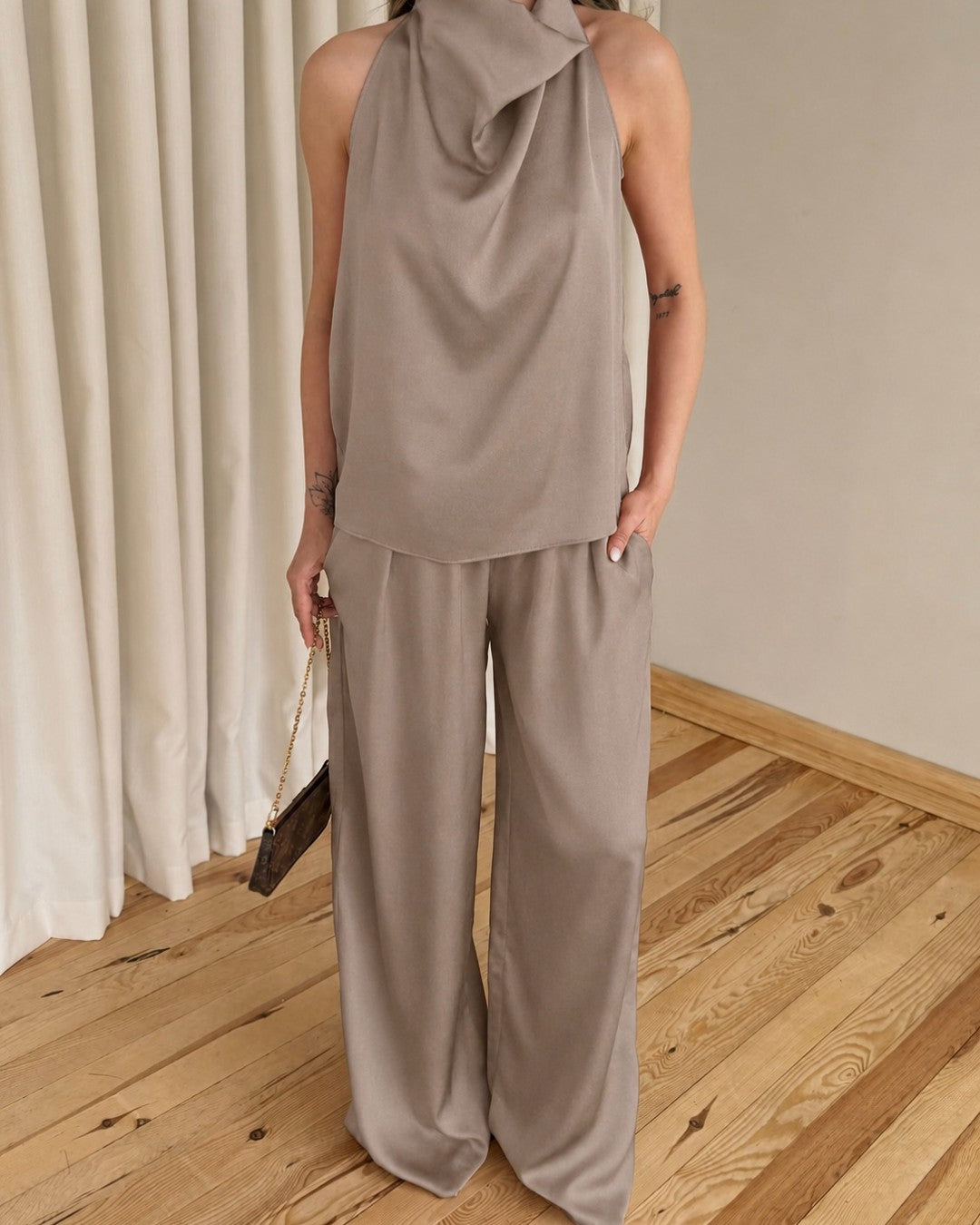 Satin Drape Set