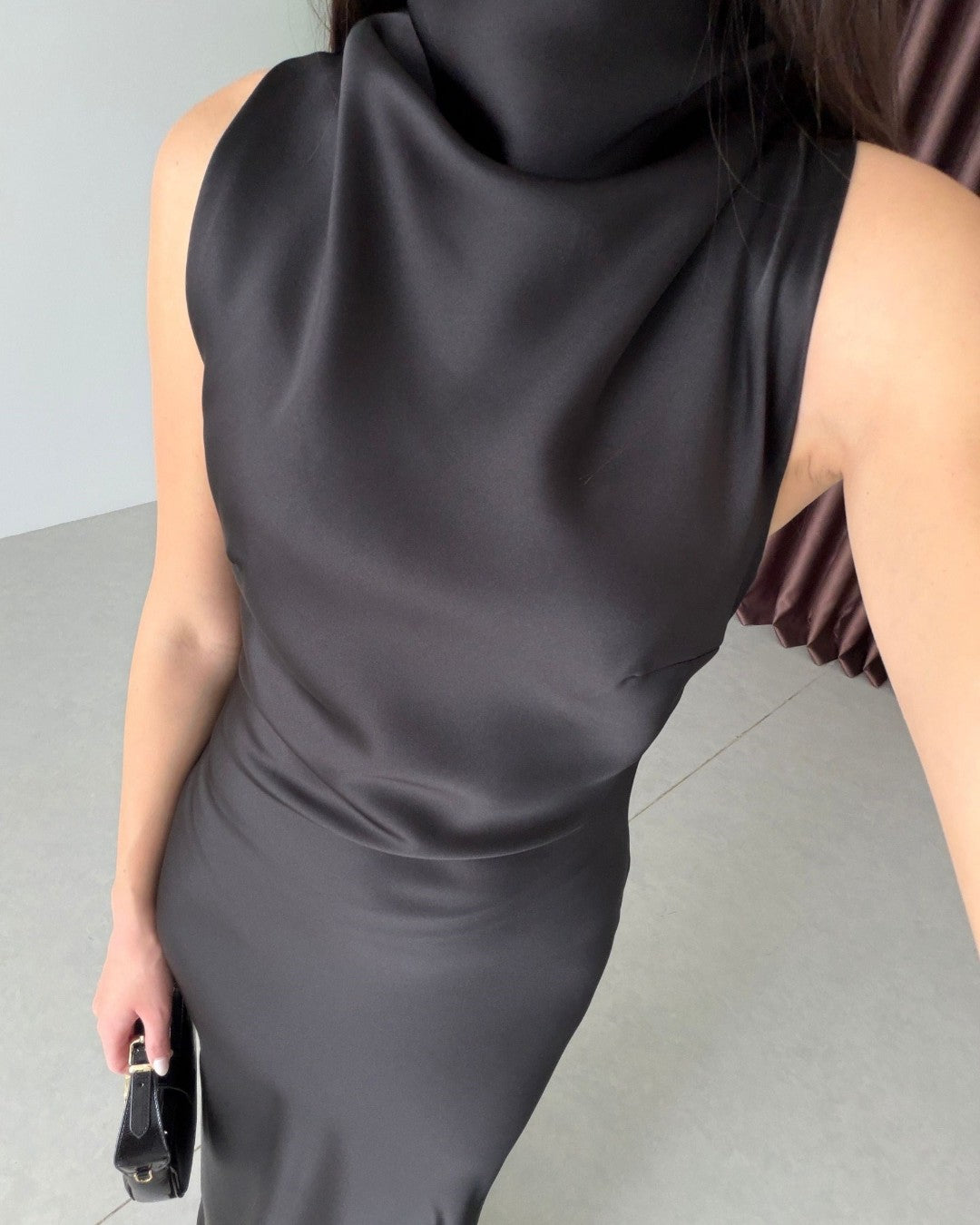Satin Maxi Dress