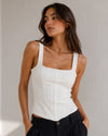 Sculpt Square-Neck Corset Top