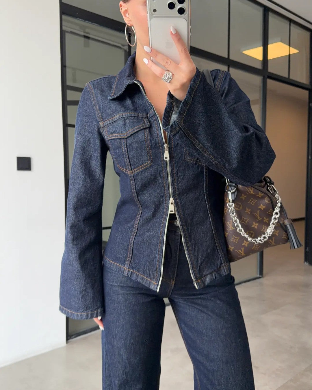 Sculpted Fit Denim Set
