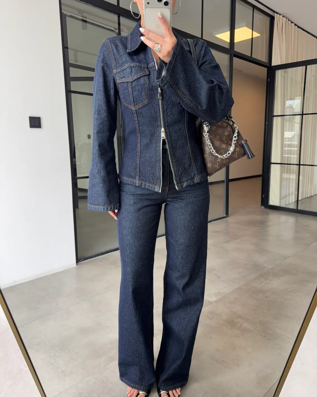 Sculpted Fit Denim Set