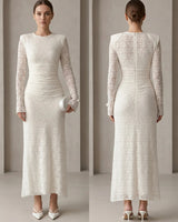 Sculpted Lace Dress