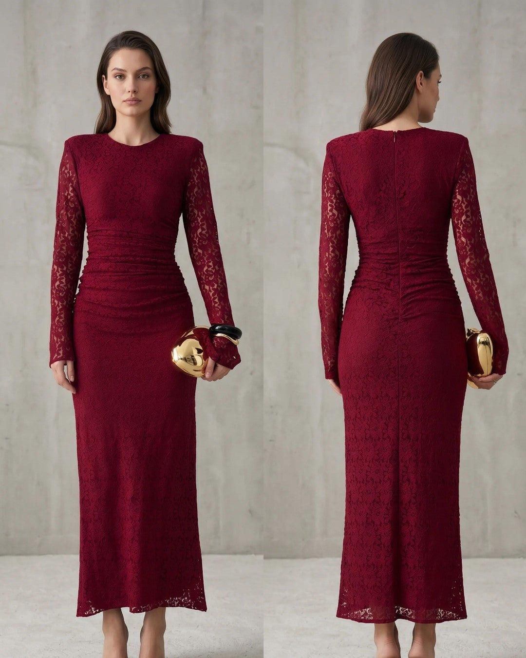 Sculpted Lace Dress