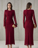 Sculpted Lace Dress