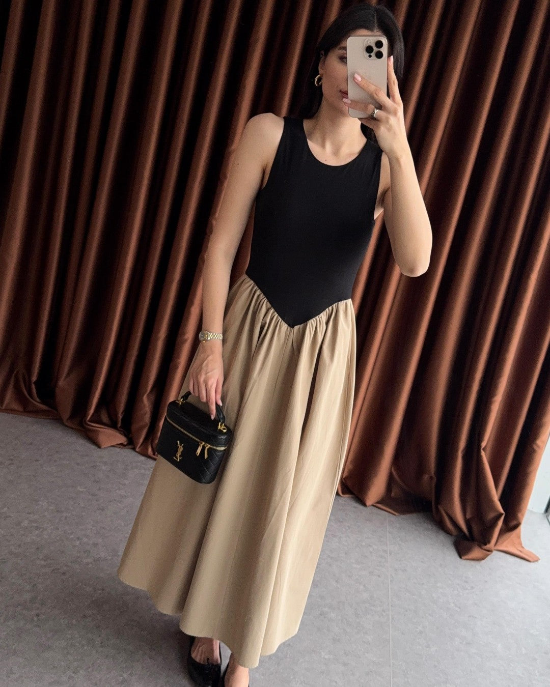 Sculpted Waistline Dress