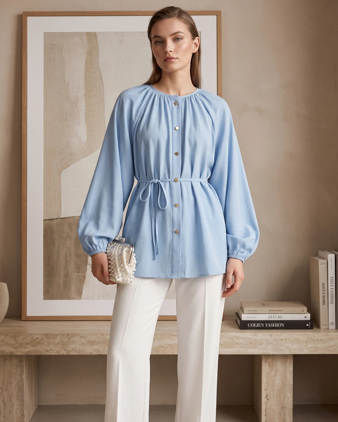 Seren Tie-Waist Shirt