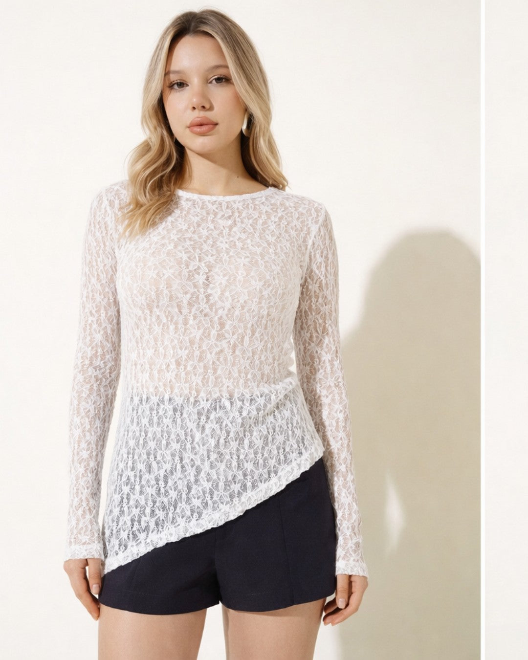 Sheer Lace Top