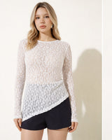Sheer Lace Top