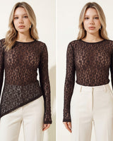 Sheer Lace Top