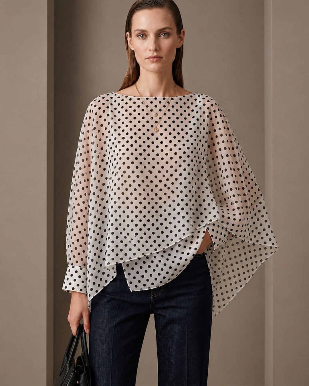 Sheer Polka Top
