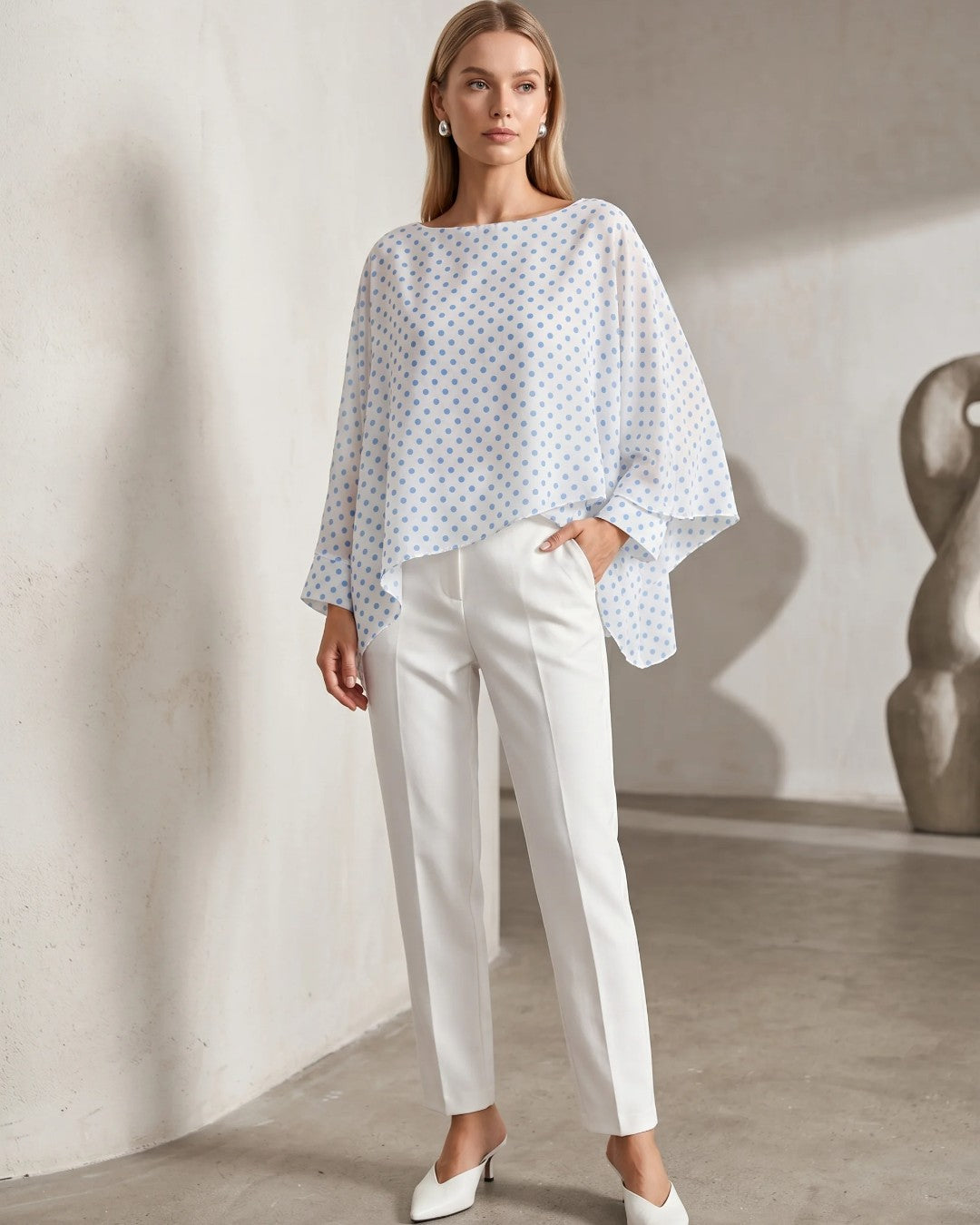Sheer Polka Top