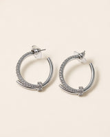 Silver Hoops